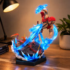 Demon Slayer Akaza Wired LED Light-Up Battle Impact Effect Figure
