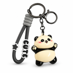 Cute panda keychain