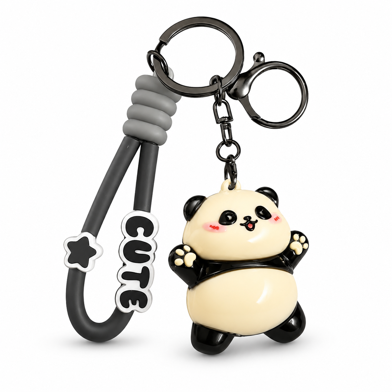 Cute panda keychain