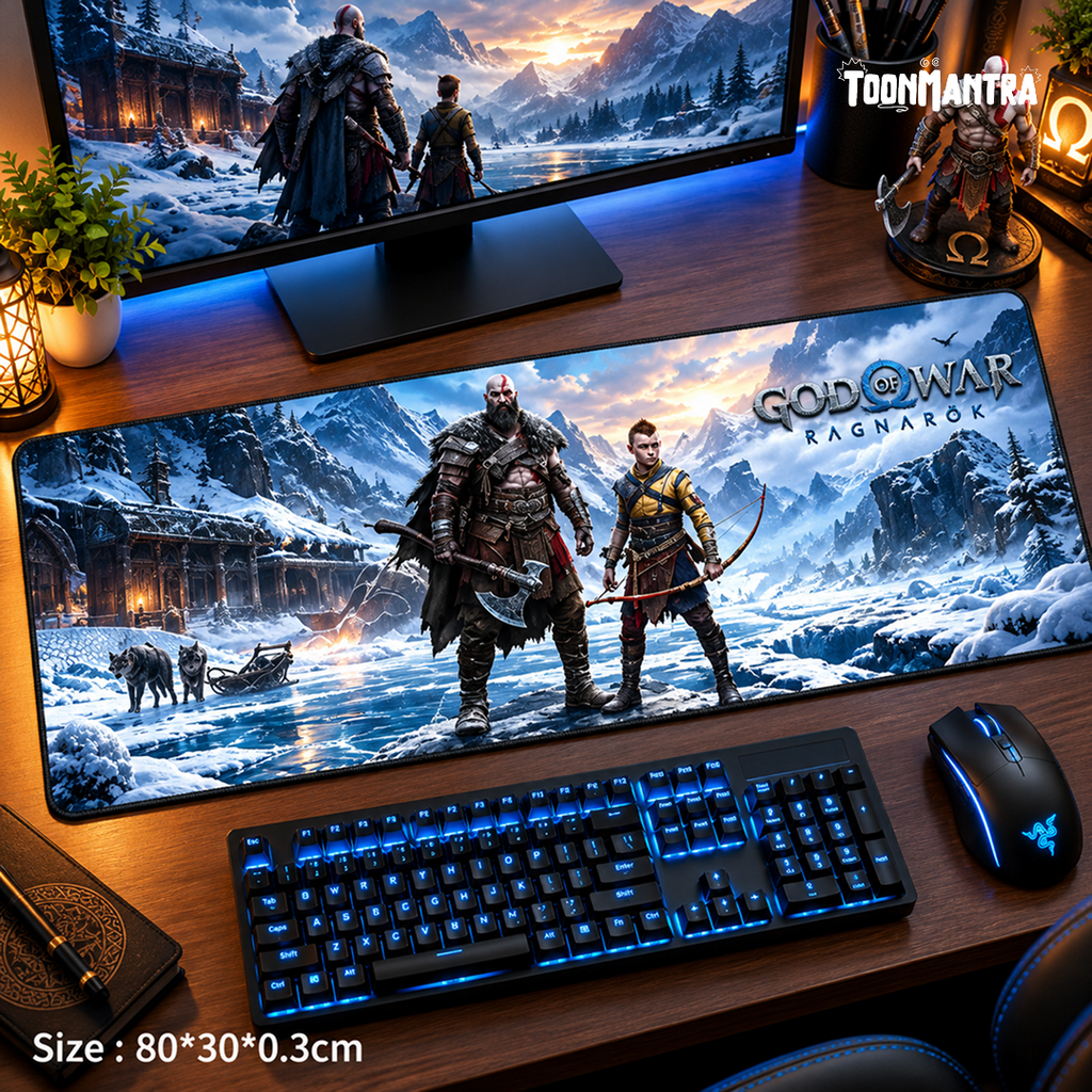 God of War Ragnarök Gaming Desk Mat