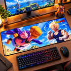 Dragon Ball Z Majin Buu vs Majin Vegeta Battle Gaming Desk Mat
