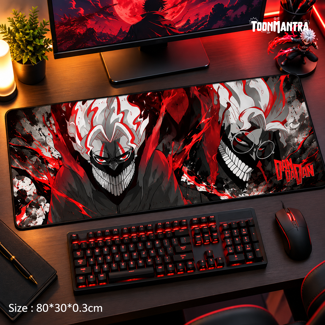 Dandadan Okarun Dark Transformation Gaming Desk Mat