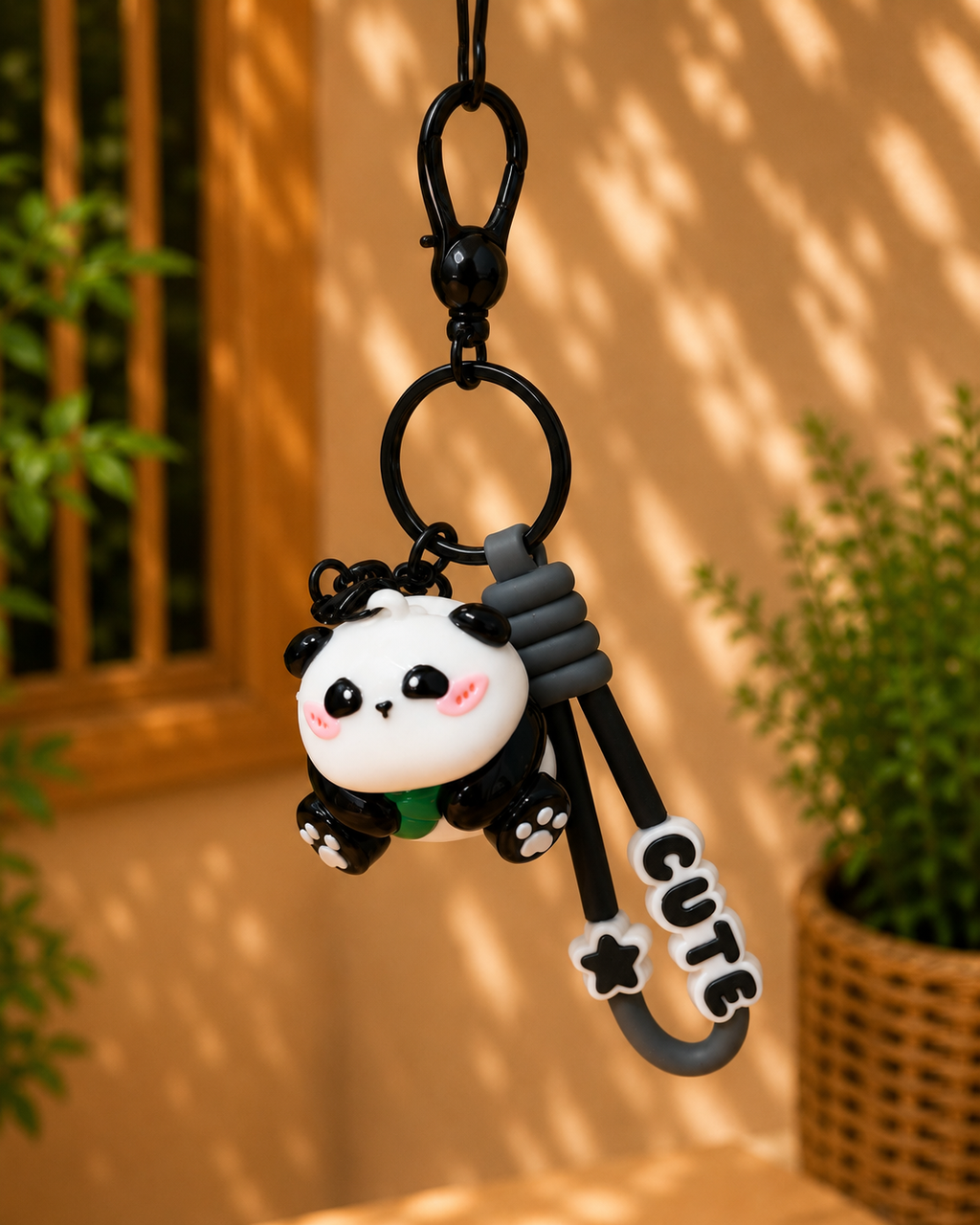 Cute Panda Keychain
