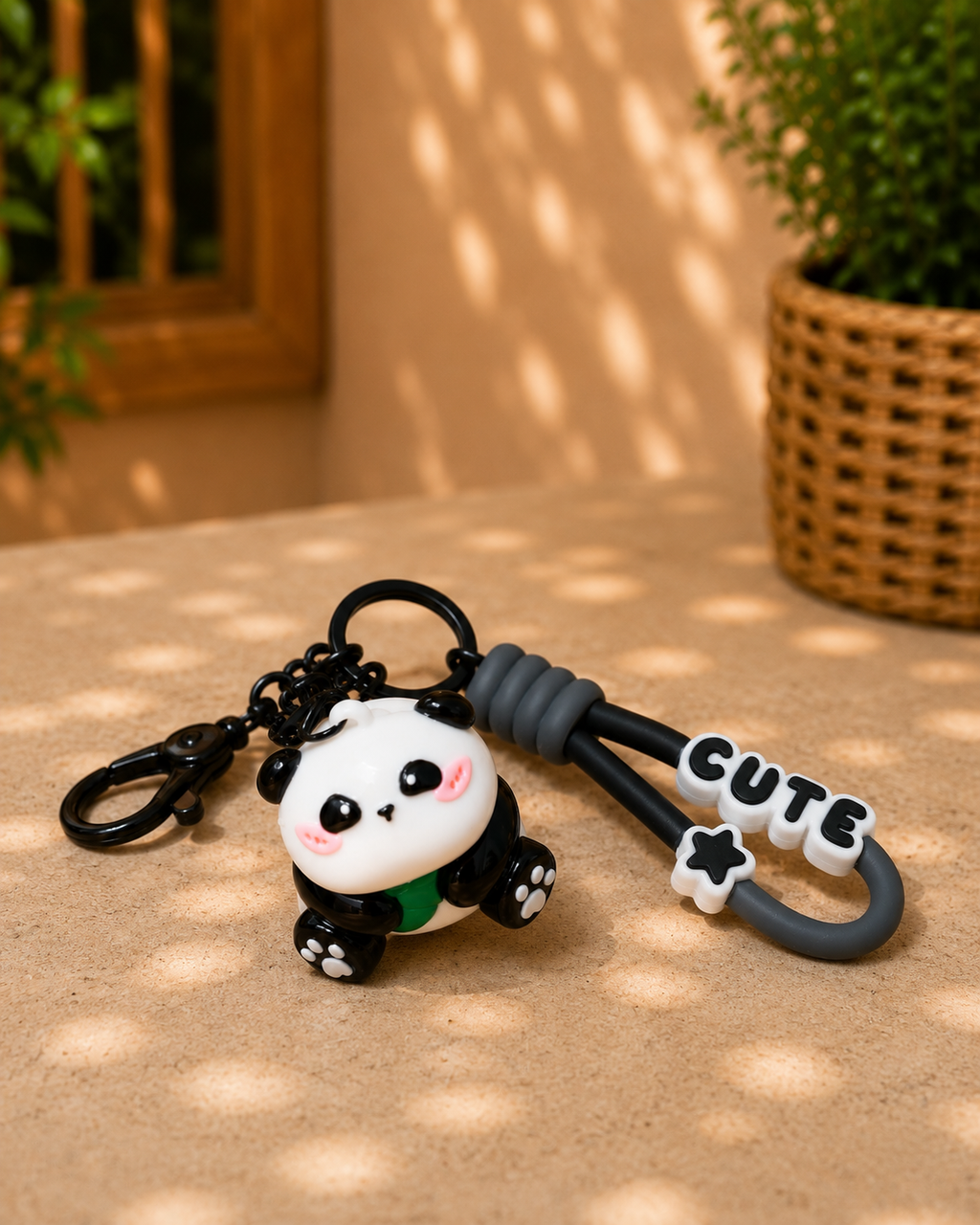 Cute Panda Keychain