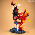 Naruto Shippuden Itachi Uchiha Akatsuki Flame Effect Collectible Figure