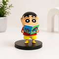 shinchan reading book