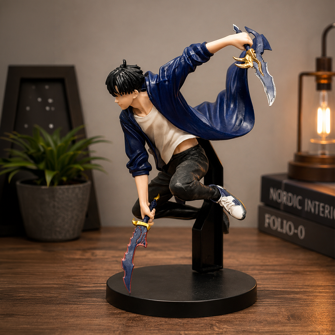Sung Jinwoo Battle Pose Statue