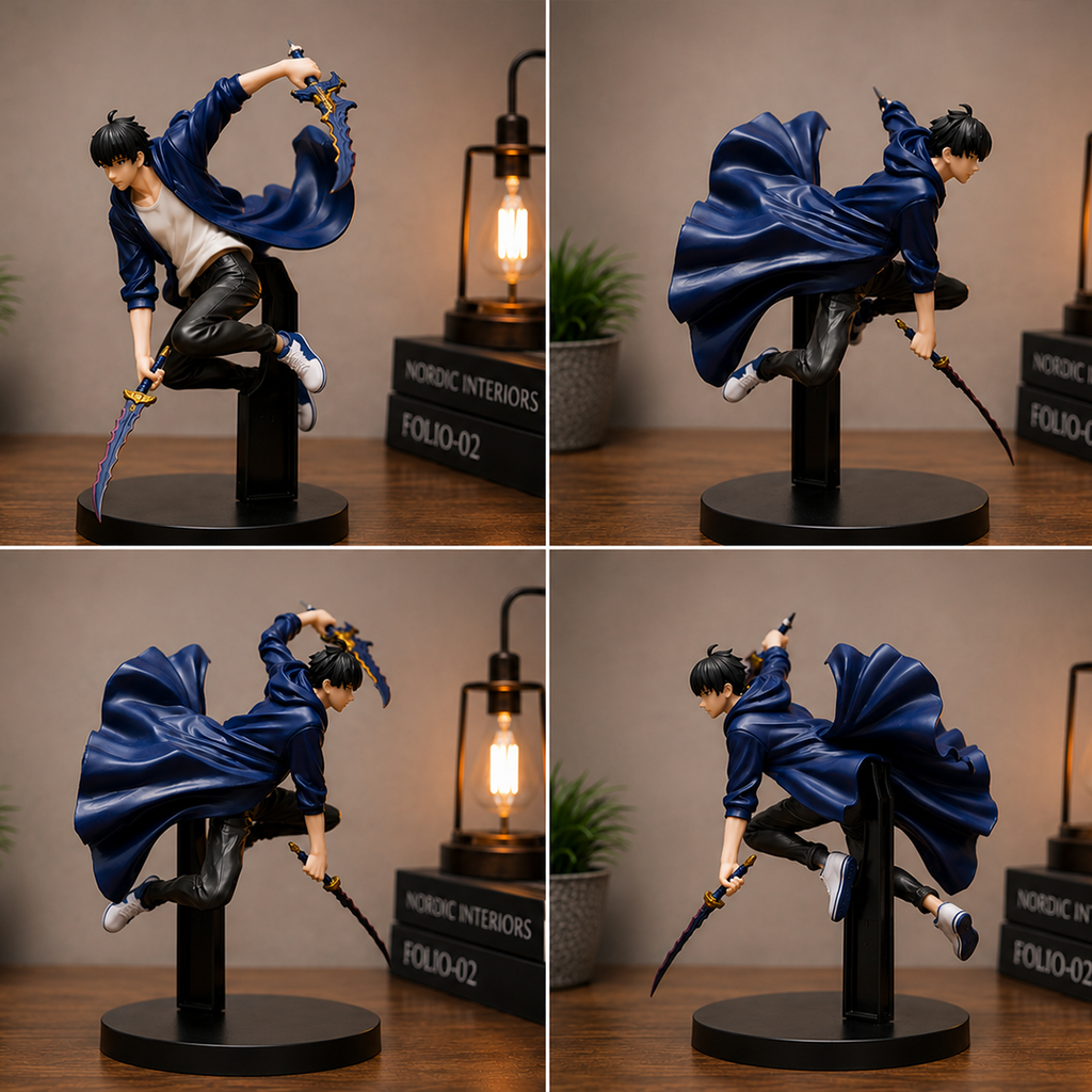 Sung Jinwoo Battle Pose Statue